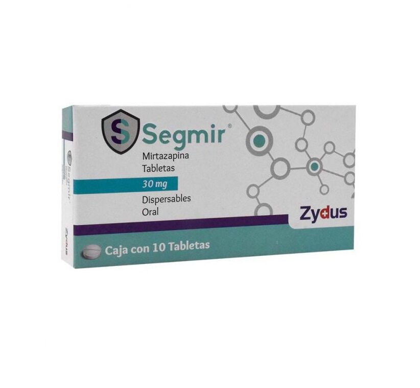 SEGMIR 30MG C 10 TAB MIRTAZAPINA