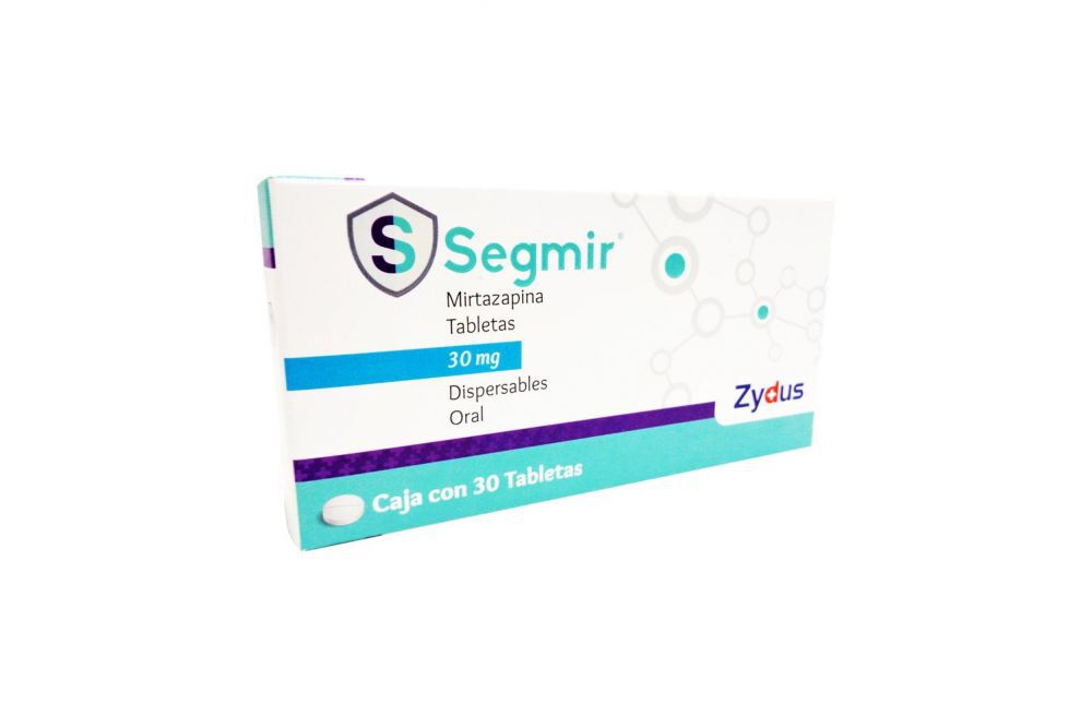 SEGMIR 30MG C 30 TAB MIRTAZAPINA