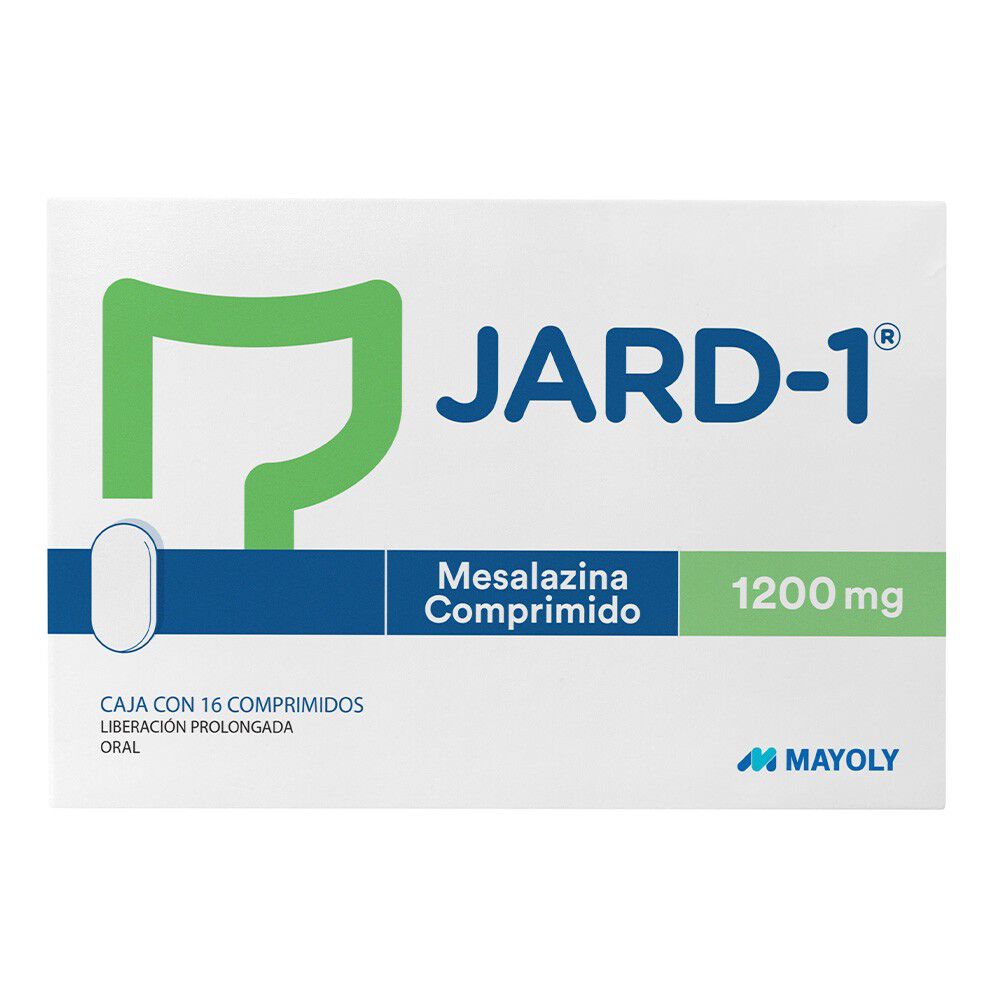 JARD1 1200MG LP C 16 COMPRIMIDOS MESALAZINA