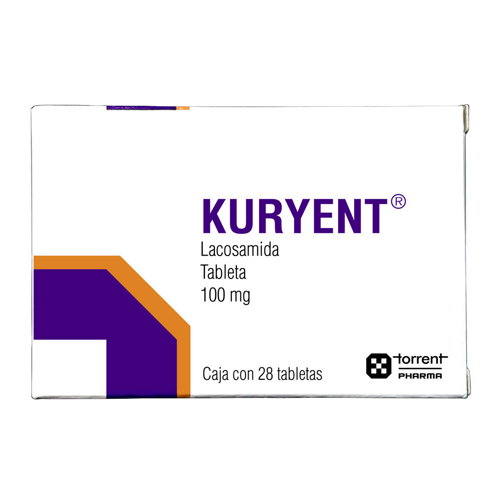 KURYENT 100MG C 28 TAB LACOSAMIDA